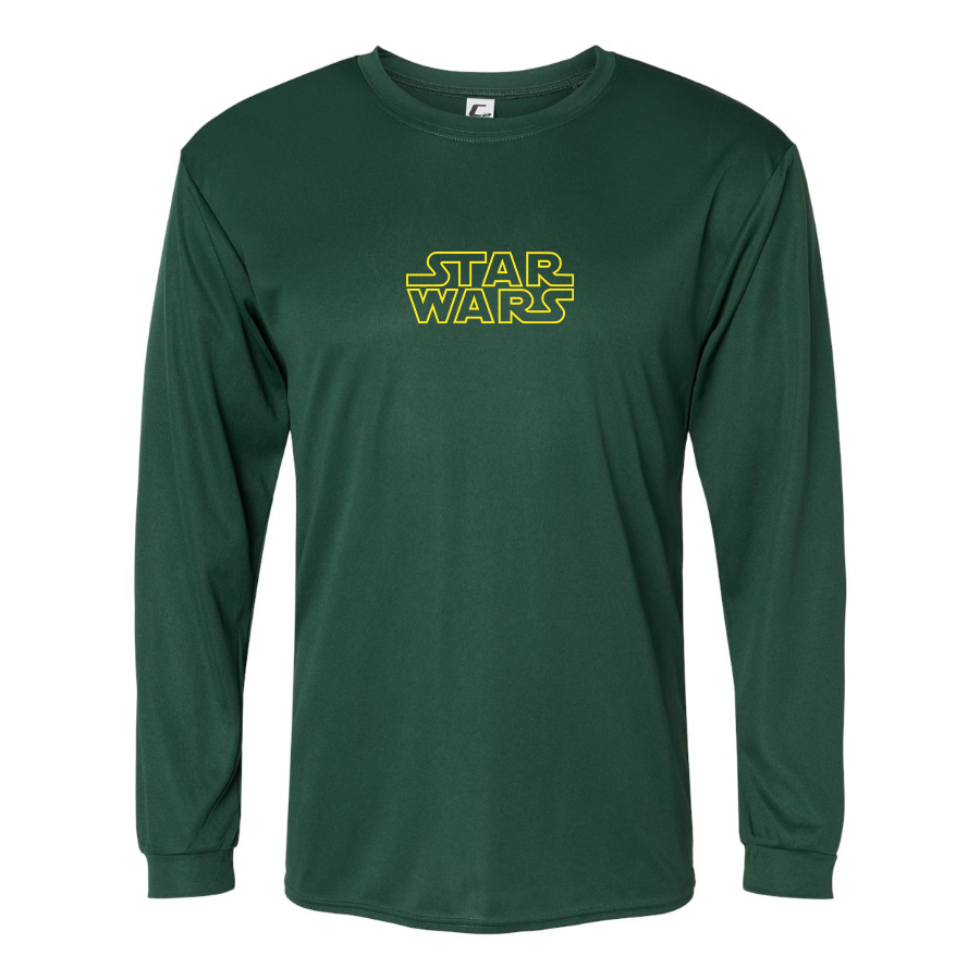 Men’s Star Wars Movie - Polyester Long Sleeve T-Shirt