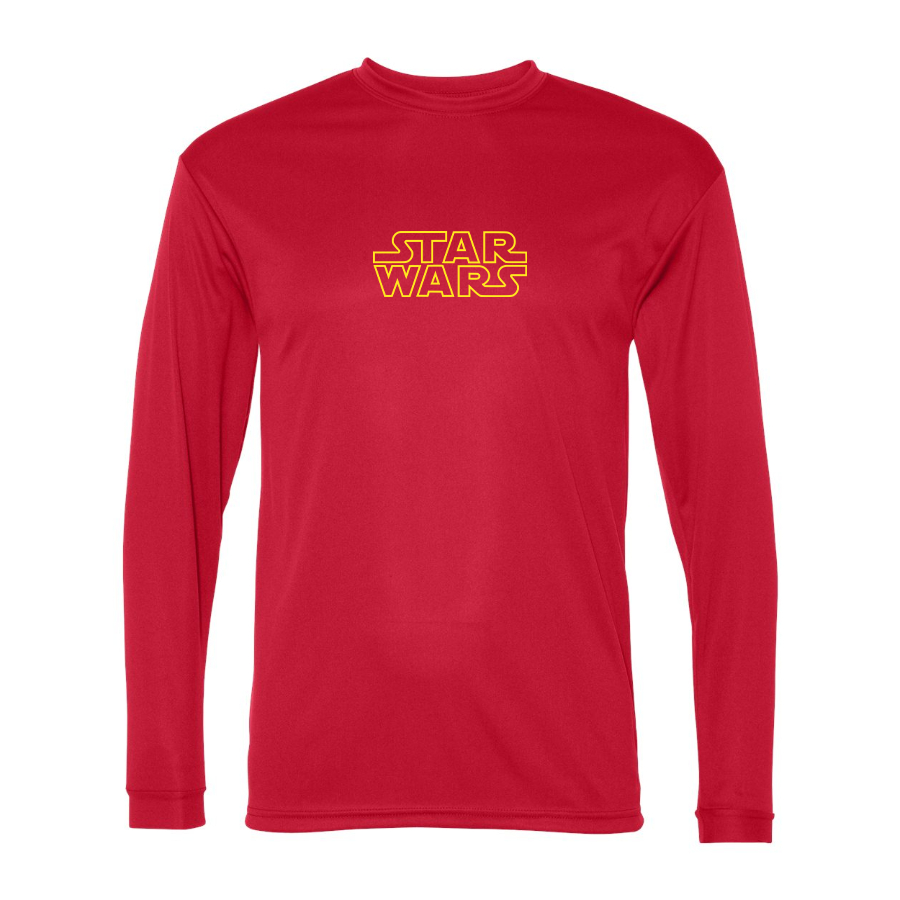 Men’s Star Wars Movie - Polyester Long Sleeve T-Shirt