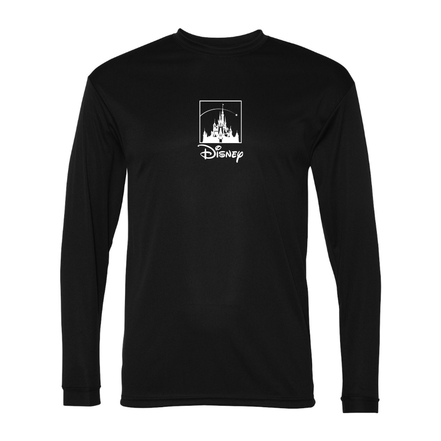 Men’s Walt Disney Cartoon - Polyester Long Sleeve T-Shirt
