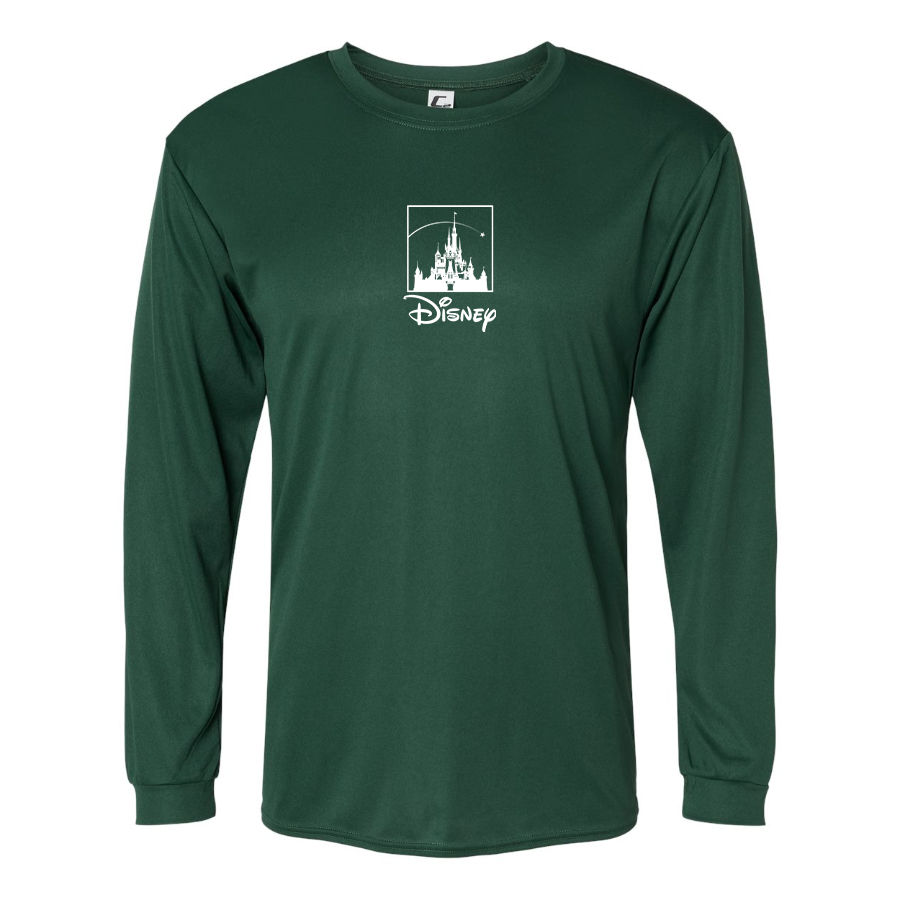 Men’s Walt Disney Cartoon - Polyester Long Sleeve T-Shirt