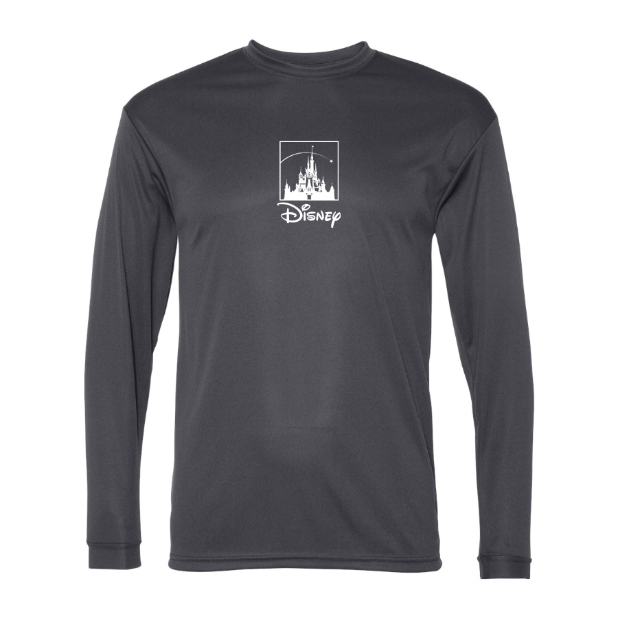Men’s Walt Disney Cartoon - Polyester Long Sleeve T-Shirt