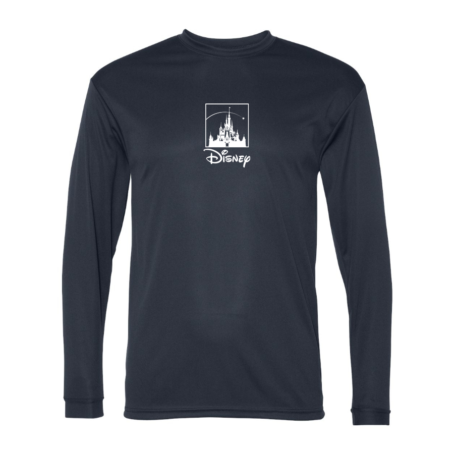 Men’s Walt Disney Cartoon - Polyester Long Sleeve T-Shirt
