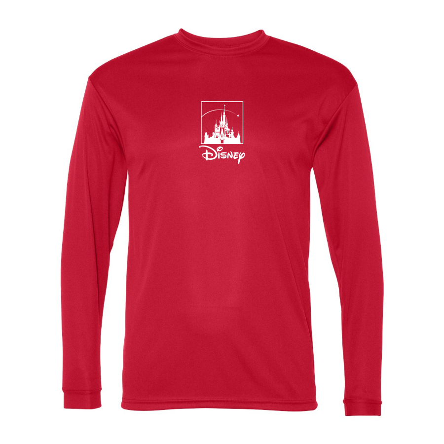 Men’s Walt Disney Cartoon - Polyester Long Sleeve T-Shirt