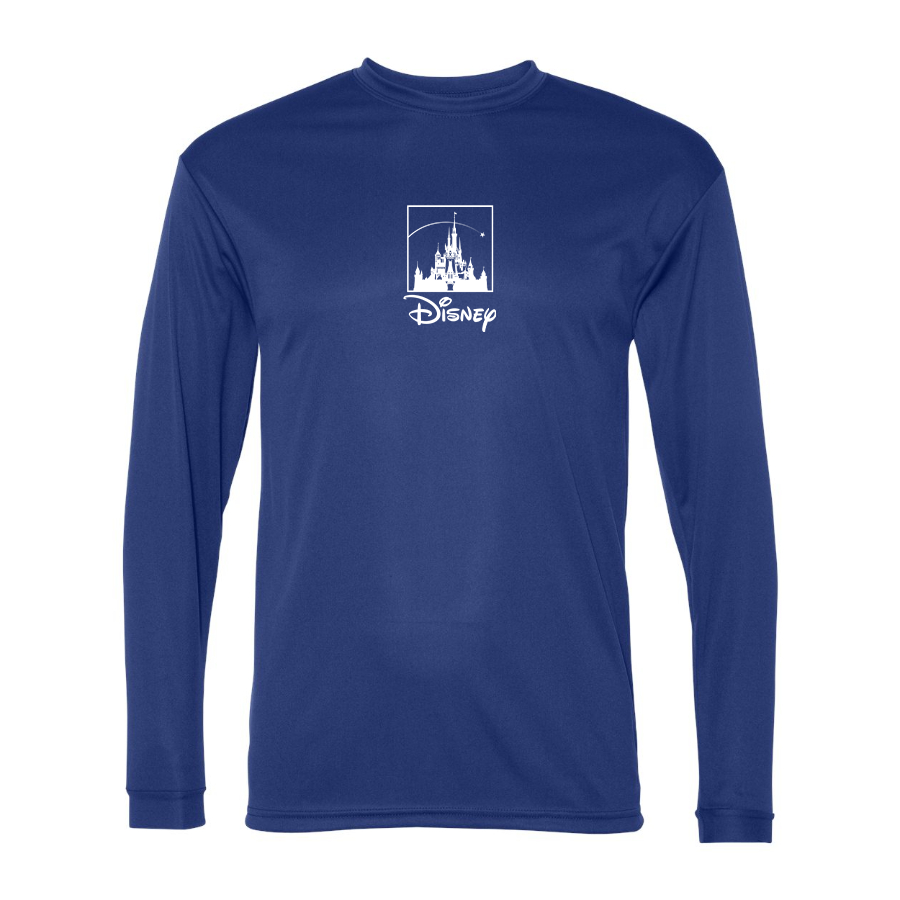 Men’s Walt Disney Cartoon - Polyester Long Sleeve T-Shirt