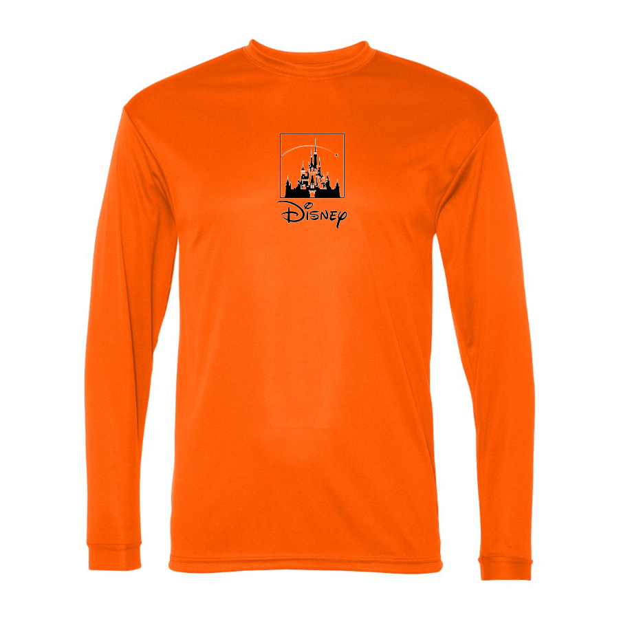 Men’s Walt Disney Cartoon - Polyester Long Sleeve T-Shirt