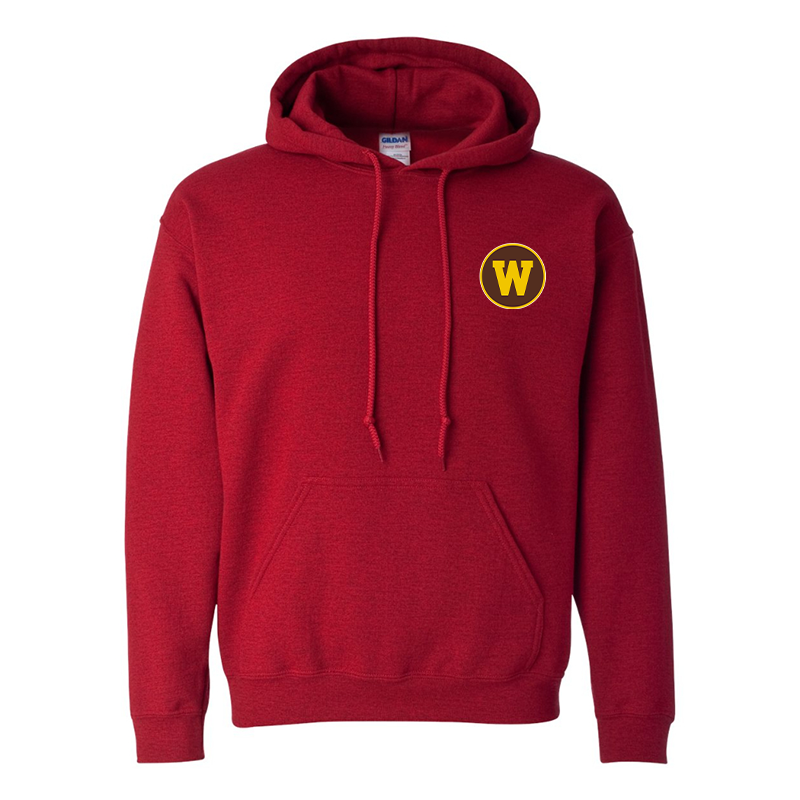 Men's Western Michigan Broncos Gildan  Heavy Blend Hooded Sweatshirt