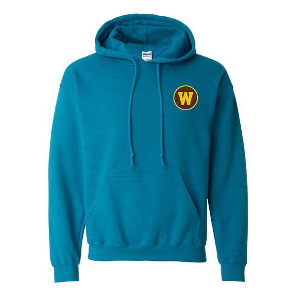 Men's Western Michigan Broncos Gildan  Heavy Blend Hooded Sweatshirt