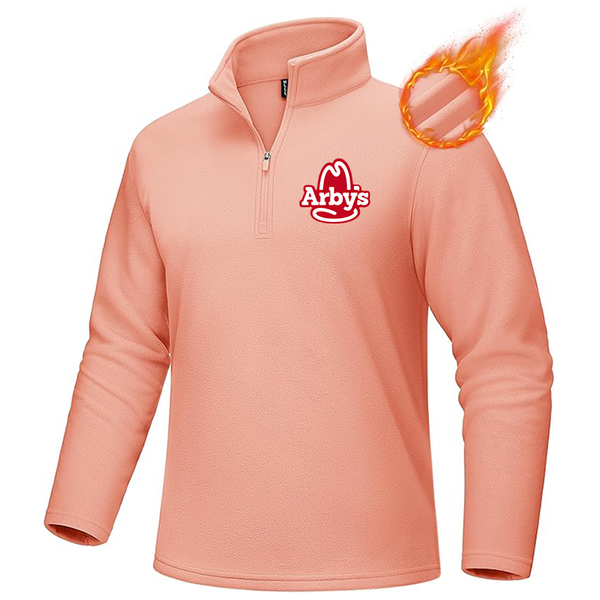 Men's Arbys MAGCOMSEN Men_s Quarter-Zip Pullover Polar Fleece Sweatshirt Stand Collar Long Sleeve Shirt for Men Thermal Winter Fall