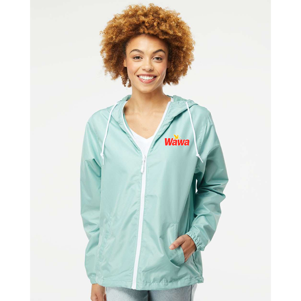 Men's  Wawa Gas Station Independent Trading Co Lightweight Windbreaker Full-Zip Jacket