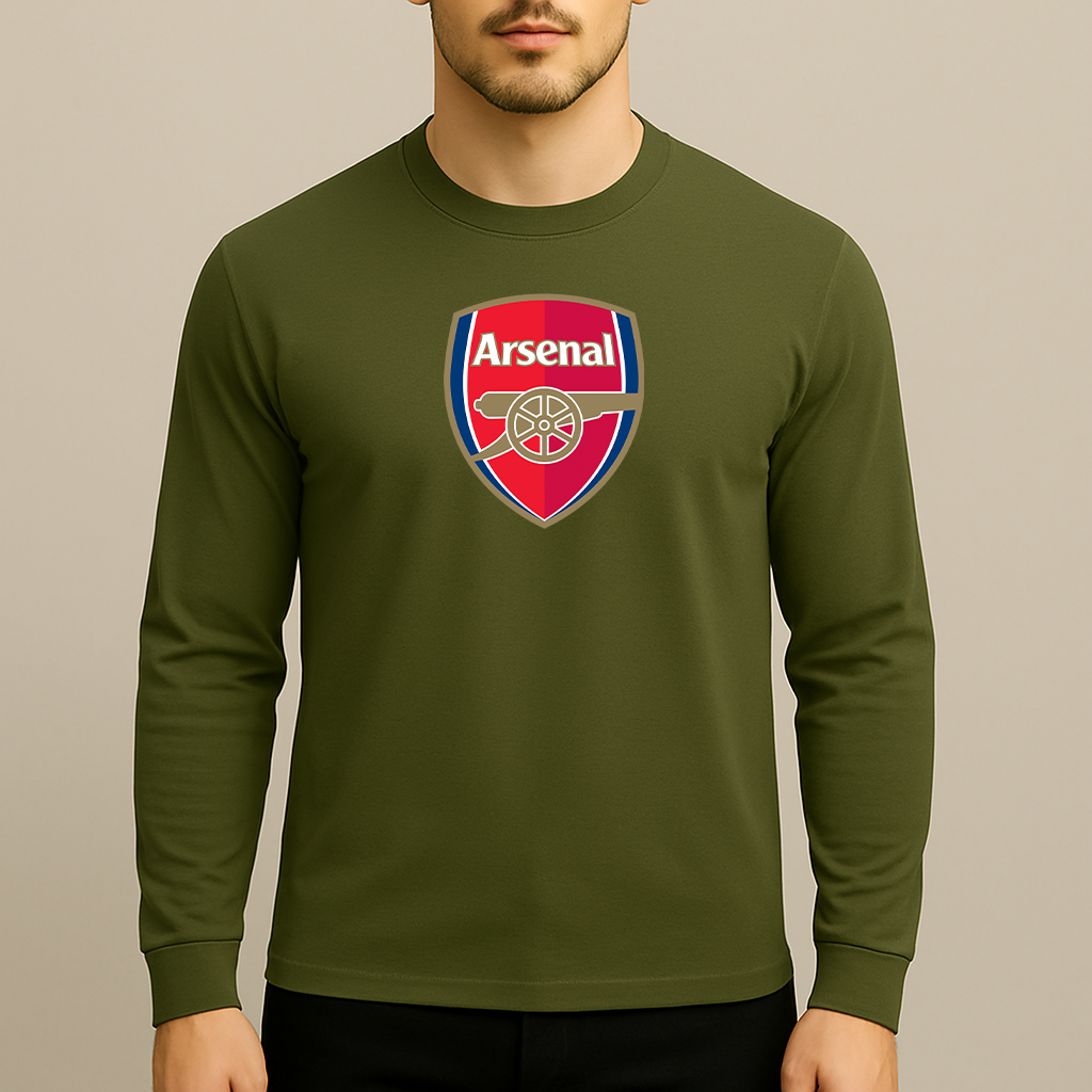Men's Arsenal Soccer Long Sleeve T-Shirt