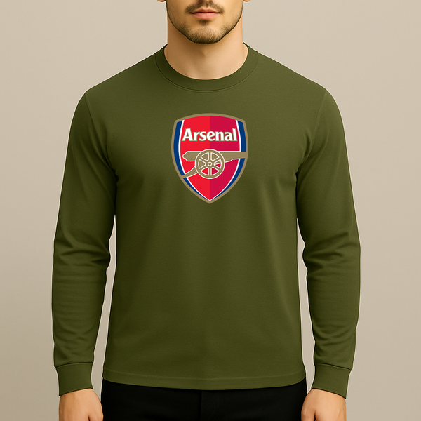 Men's Arsenal Soccer Long Sleeve T-Shirt