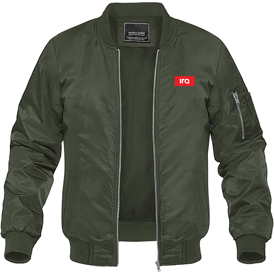 Men's IRA Logo Lightweight Bomber Jacket