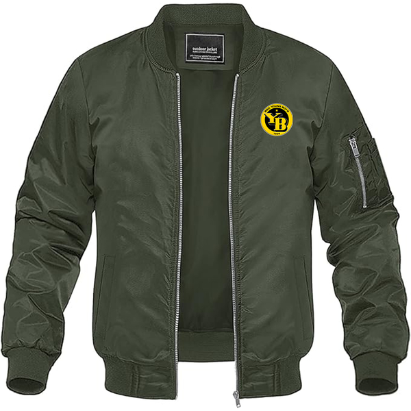 Men's  Young Boys Soccer Lightweight Bomber Jacket Windbreaker Softshell Varsity Jacket Coat