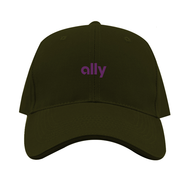 Ally Financial Logo  Dad Baseball Cap Hat