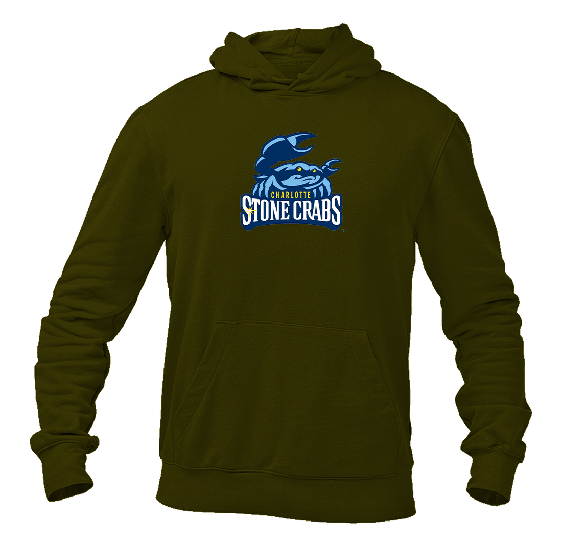 Men's Charlotte Stone Crabs Logo Pullover Hoodie