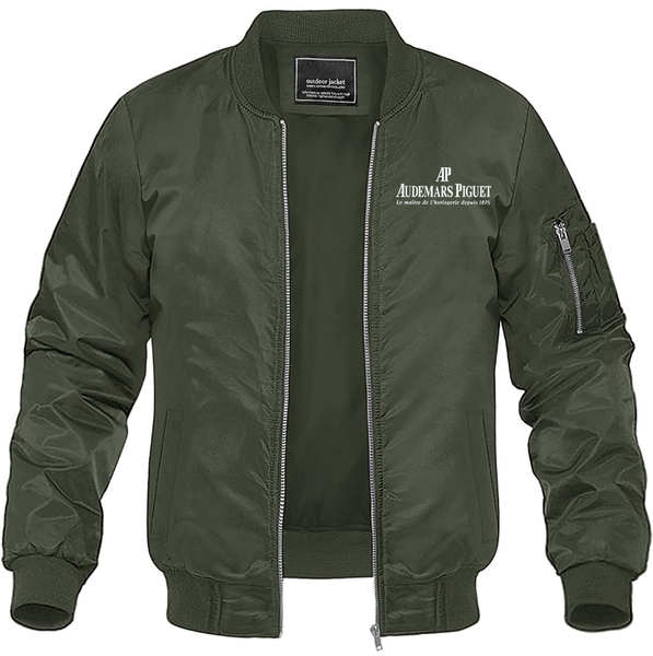 Men's Audemars-Piguet Lightweight Bomber Jacket Windbreaker Softshell Varsity Jacket Coat