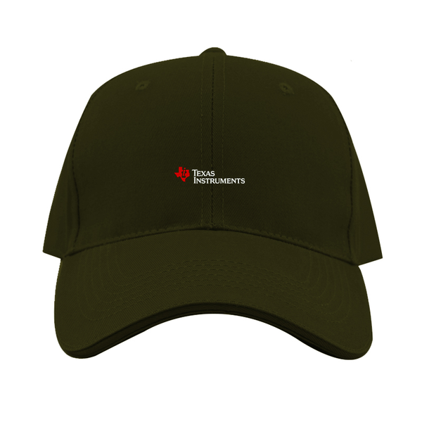 Texas Instruments Logo  Dad Baseball Cap Hat