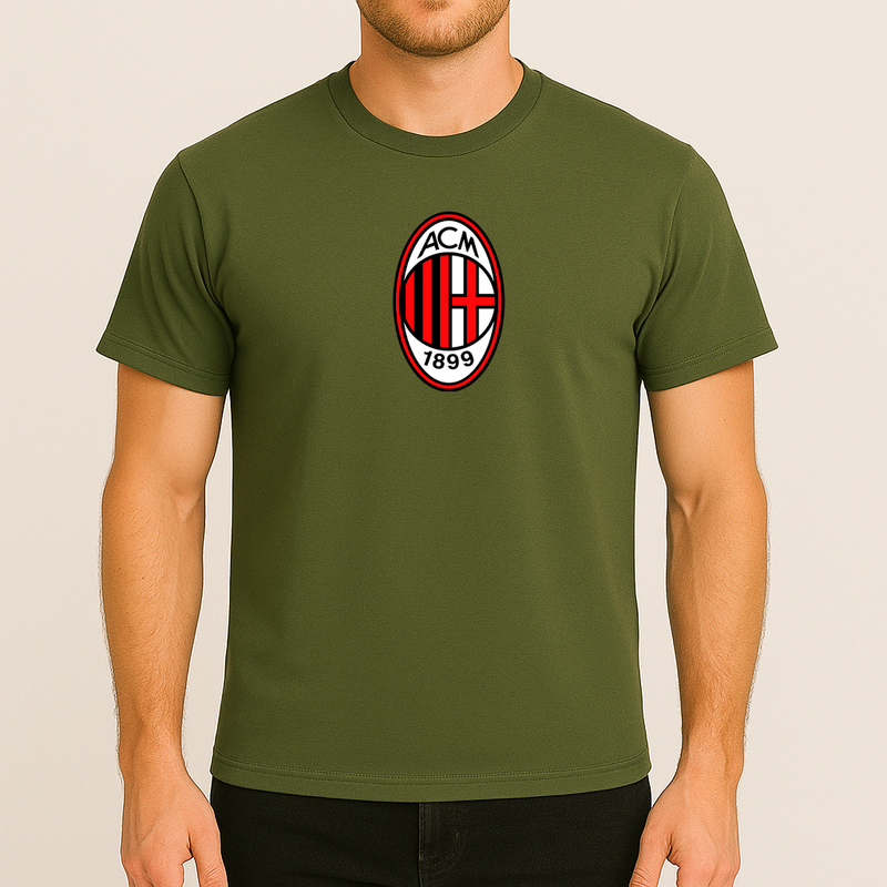 Men’s AC Milan Soccer Cotton T-Shirt