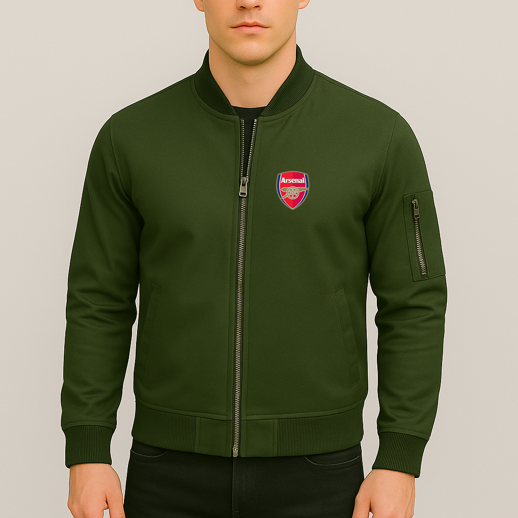 Men's Arsenal Soccer Lightweight Bomber Jacket