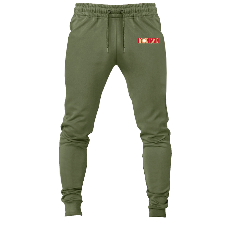 Men's Iron Man Marvel Superhero Joggers Sweatpants
