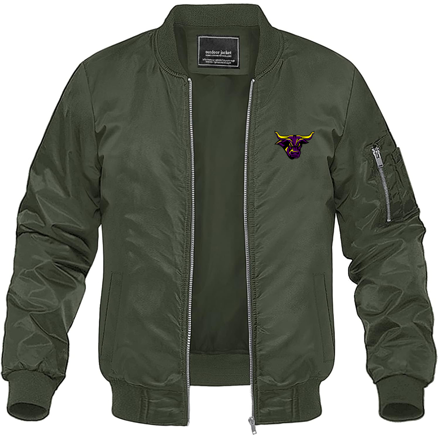 Men's Minnesota State Mavericks Logo Lightweight Bomber Jacket