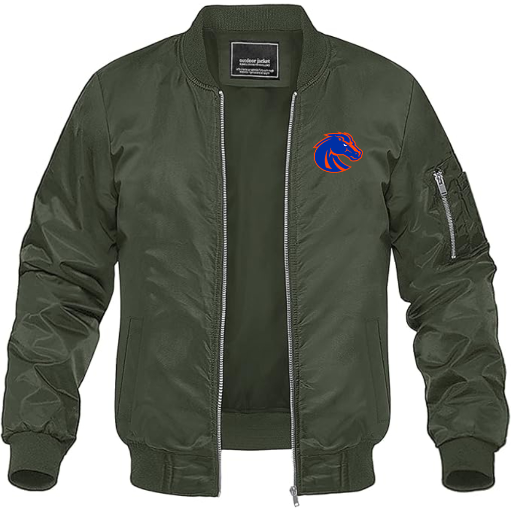 Men's Boise State Broncos Lightweight Bomber Jacket