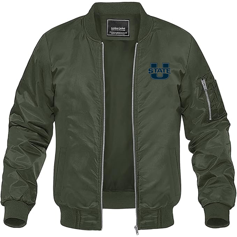 Men's Utah State Aggies Lightweight Bomber Jacket