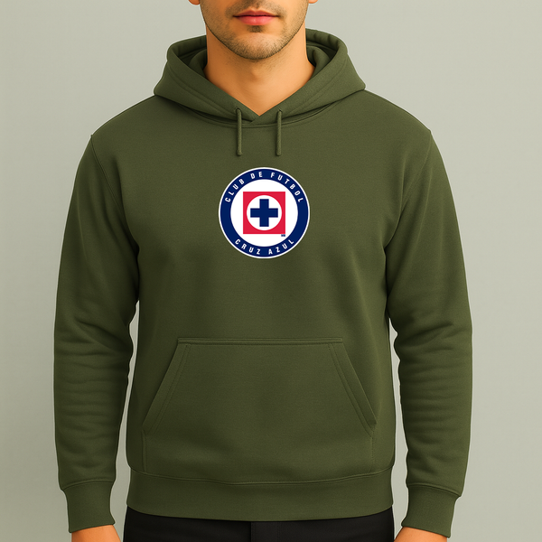 Men's Cruz Azul Football Club Pullover Hoodie