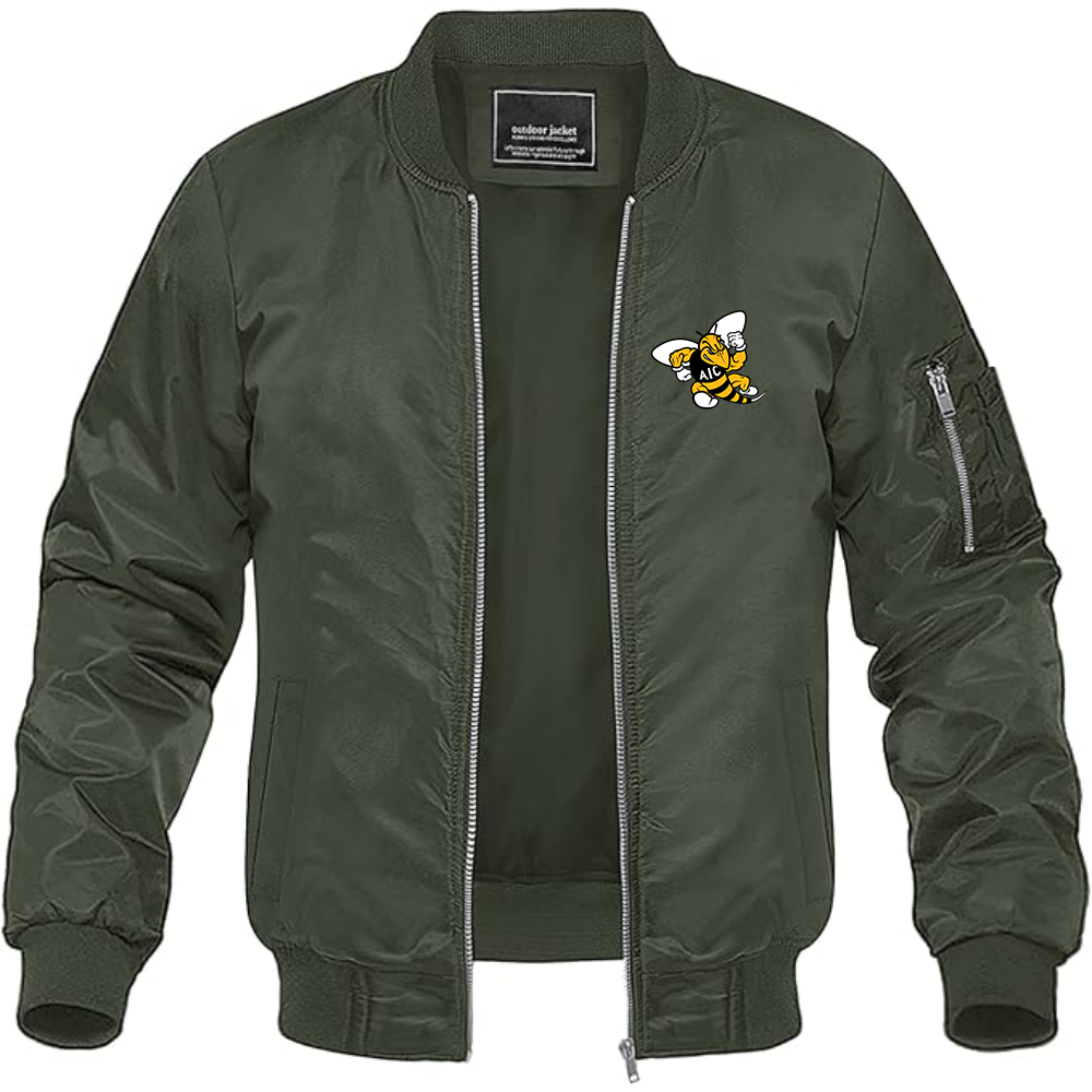 Men's AIC Yellow Jackets Lightweight Bomber Jacket