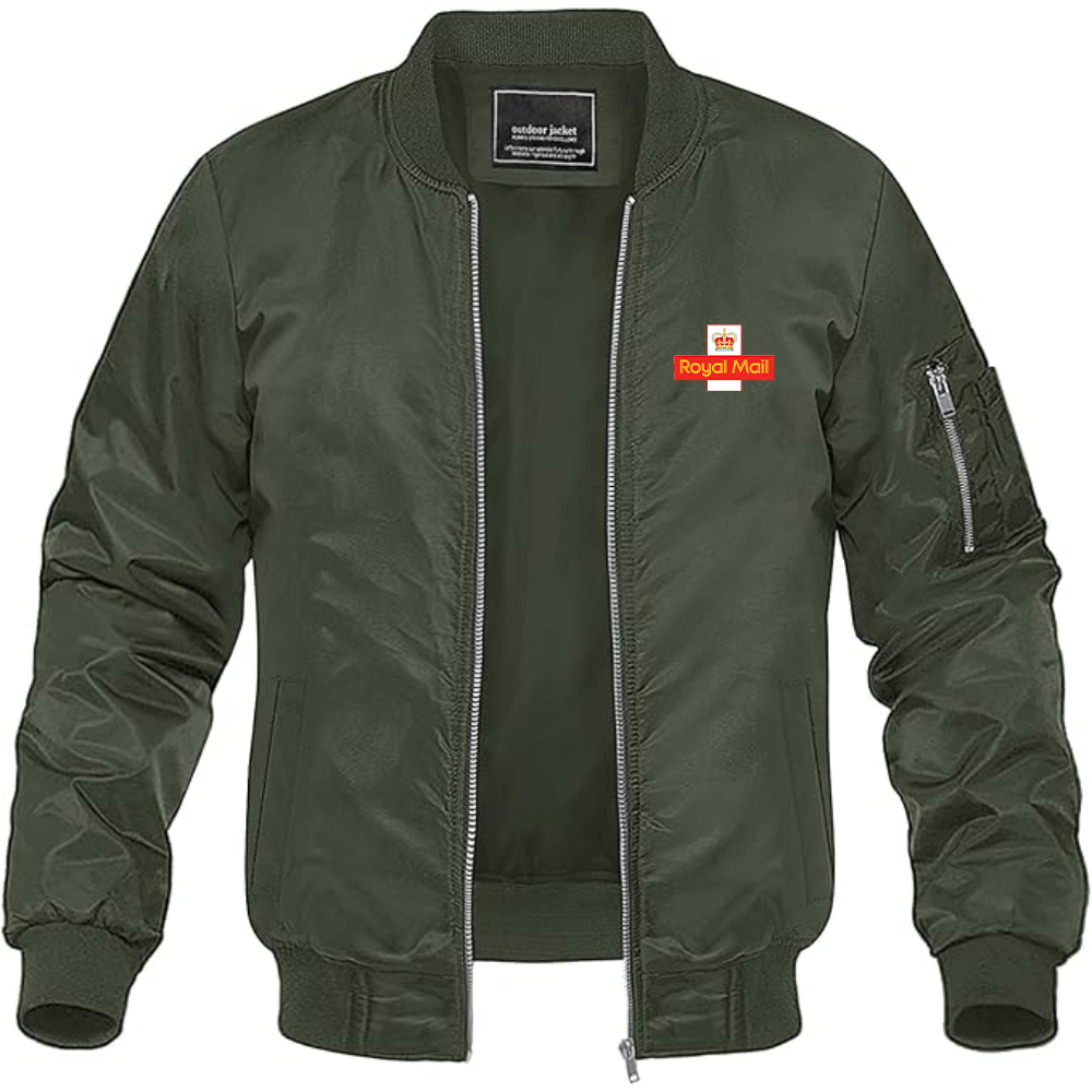 Men's Royal Mail Logo Lightweight Bomber Jacket