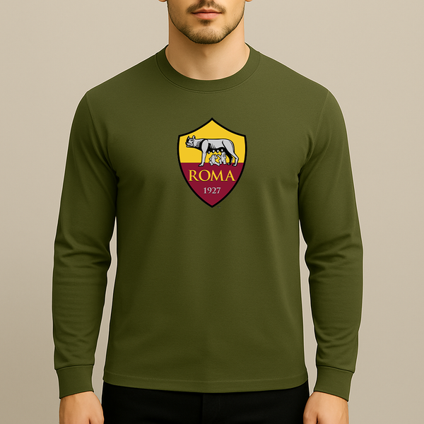 Men's AS Roma FC Long Sleeve T-Shirt
