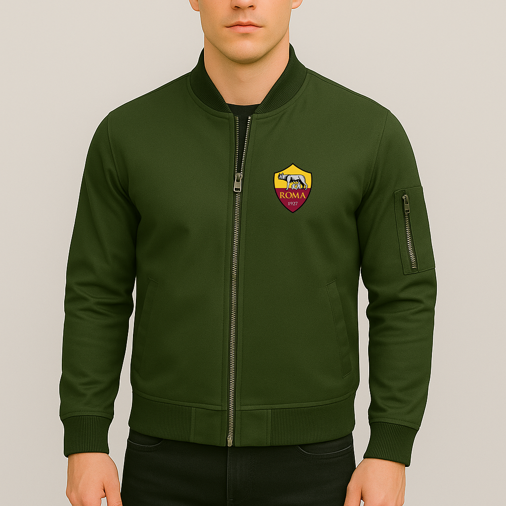 Men's AS Roma FC Lightweight Bomber Jacket