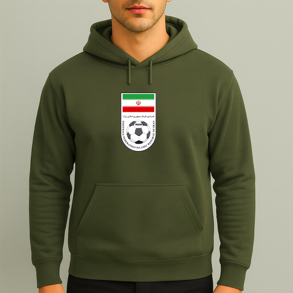 Men's Iran National Soccer Team Pullover Hoodie