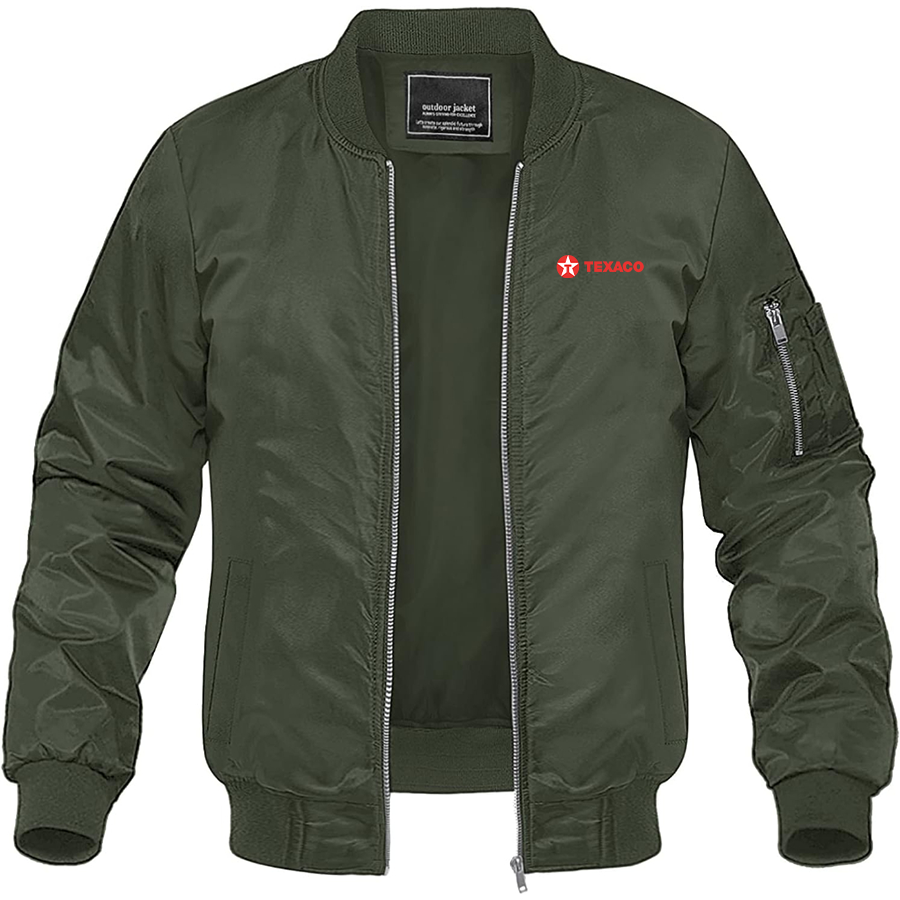Men's Texaco Logo Lightweight Bomber Jacket