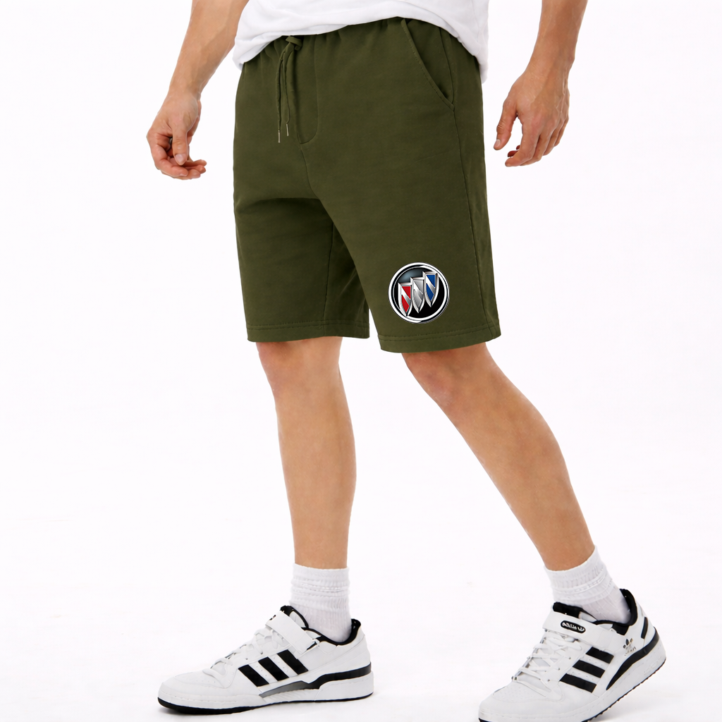 Men's  Buick Motorsports Car Athletic Fleece Shorts