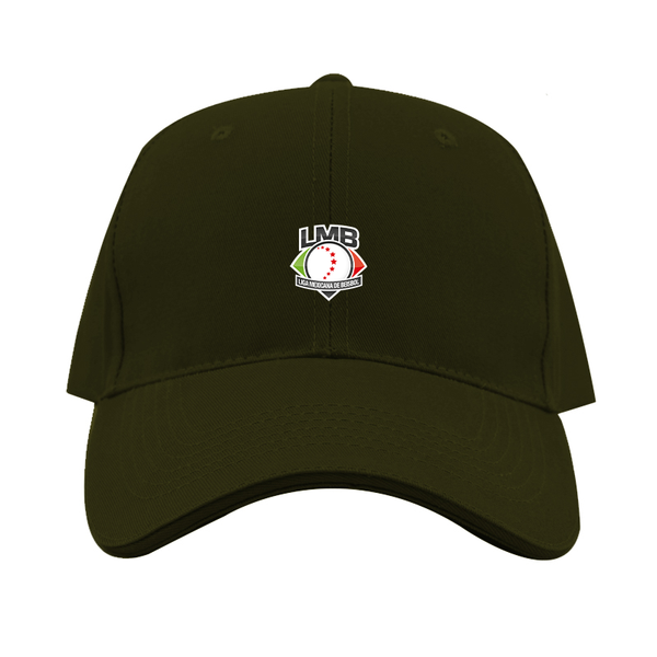 Liga Mexicana de Béisbol  Logo  Dad Baseball Cap Hat