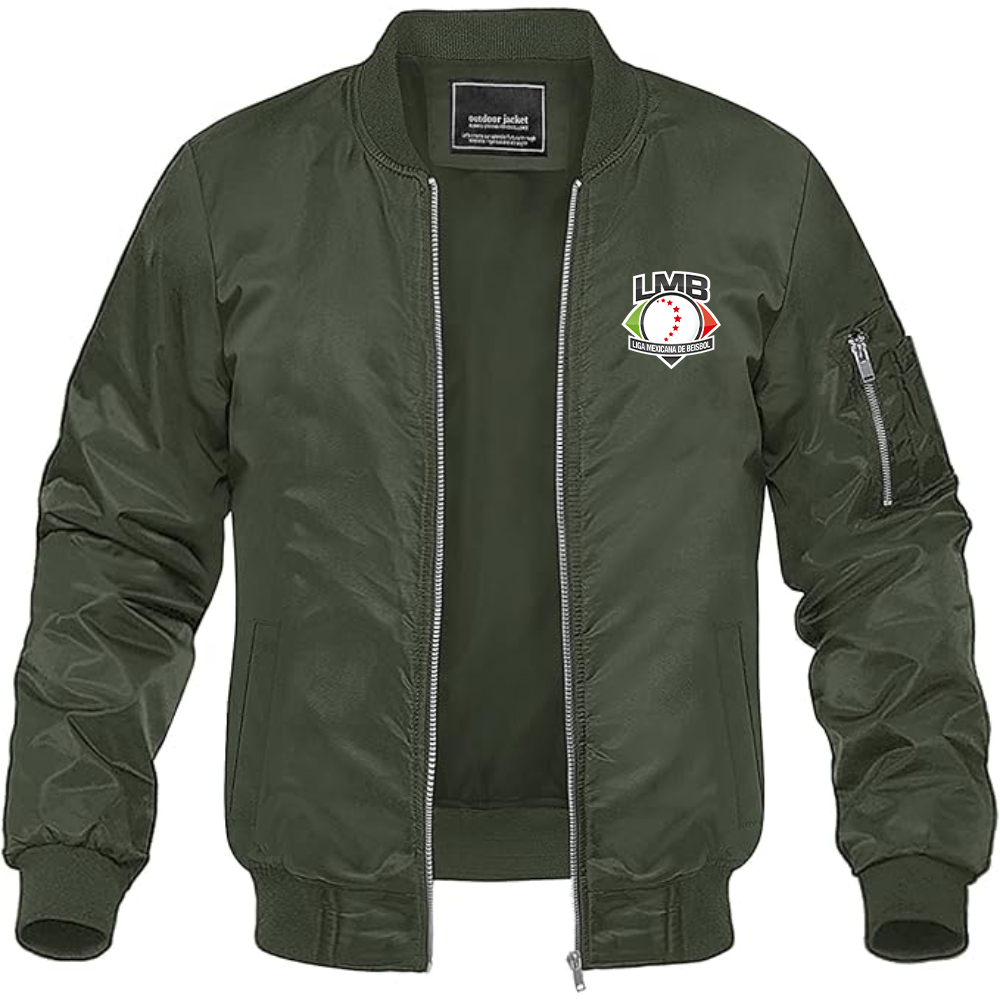 Men's Liga Mexicana de Béisbol Logo Lightweight Bomber Jacket