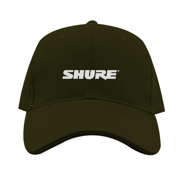 Shure Logo  Dad Baseball Cap Hat
