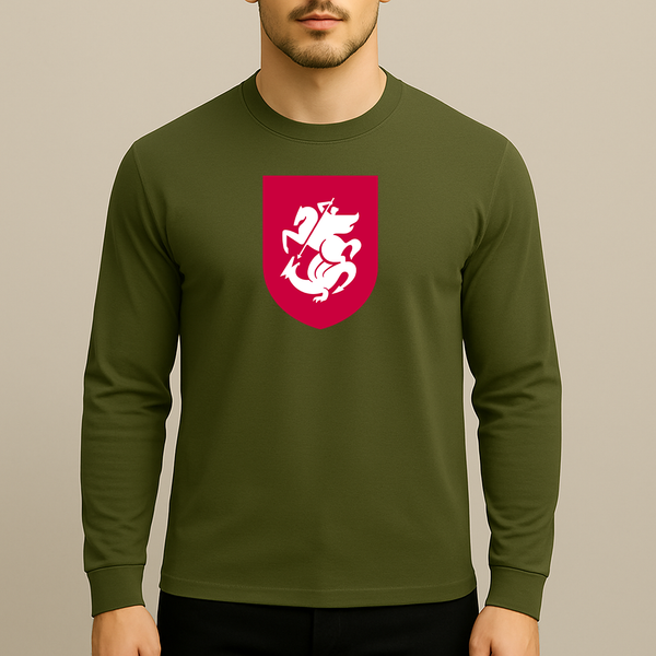 Men's Georgia National Soccer Team Long Sleeve T-Shirt