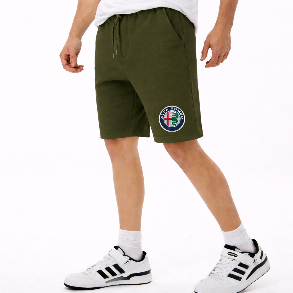Men's Alfa Romeo Car Athletic Fleece Shorts
