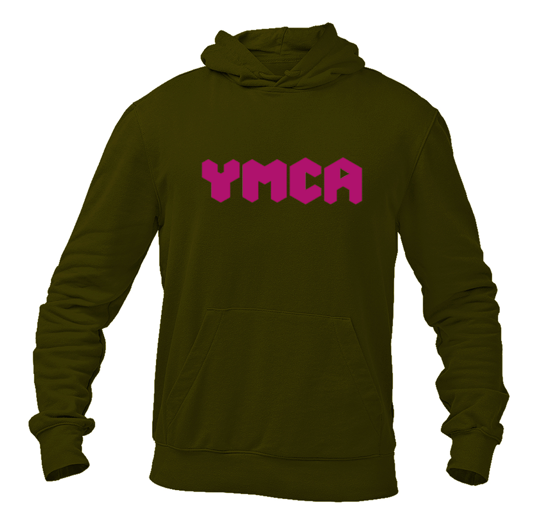 Men's YMCA Mauve Pullover Hoodie