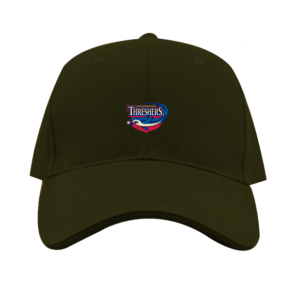 Clearwater Threshers Logo  Dad Baseball Cap Hat