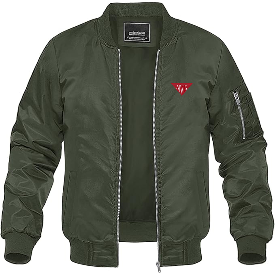 Men's Alvis Logo Lightweight Bomber Jacket