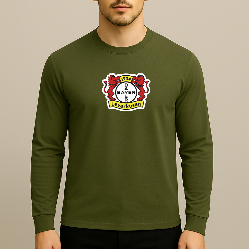 Men's Bayer Leverkusen FC Long Sleeve T-Shirt