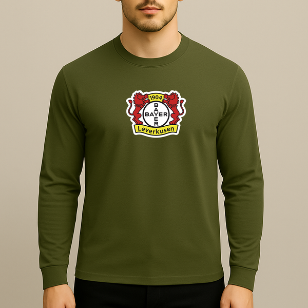 Men's Bayer Leverkusen FC Long Sleeve T-Shirt