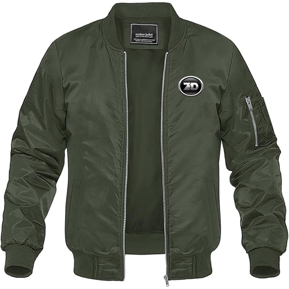 Men's Zhidou Logo Lightweight Bomber Jacket