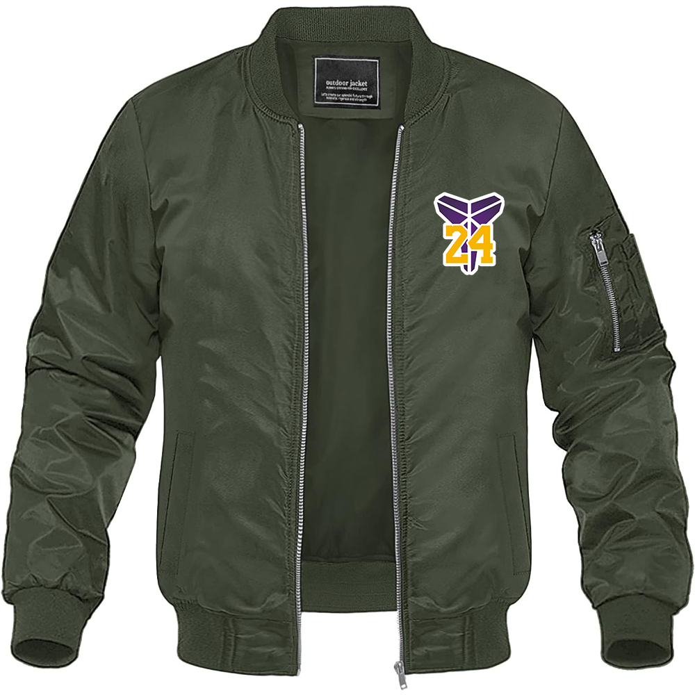 Men's Kobe Bryant Mamba 24 Lightweight Bomber Jacket