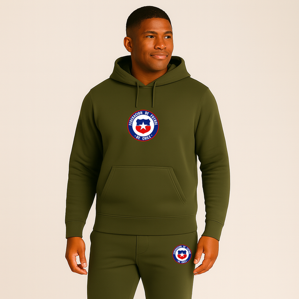 Men's Chile National Soccer Team  Hoodie Joggers Set