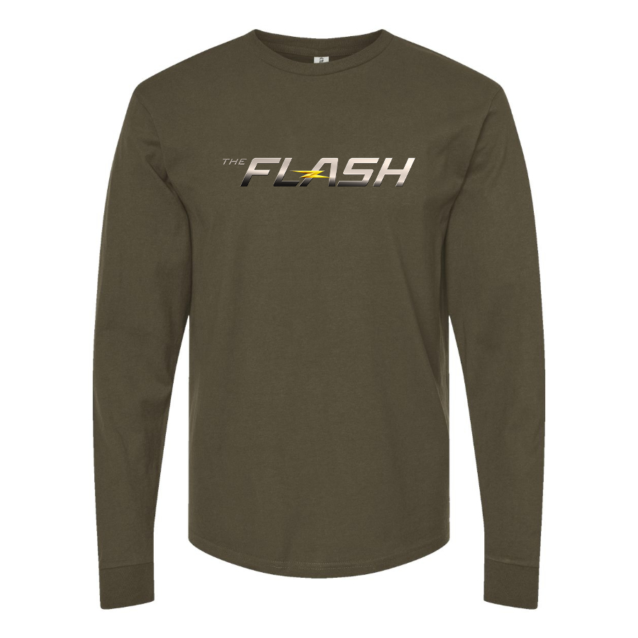 Men's The Flash DC Superhero Long Sleeve T-Shirt