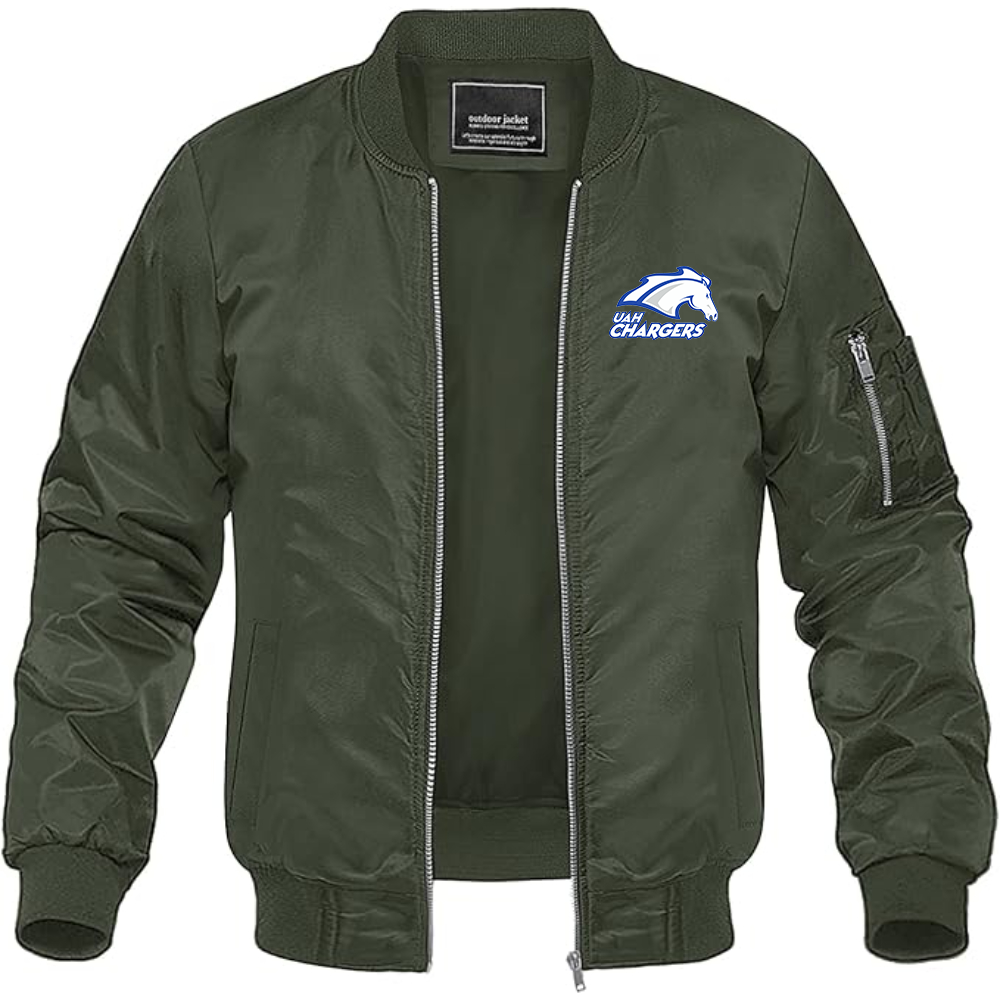 Men's Alabama Huntsville Chargers Lightweight Bomber Jacket